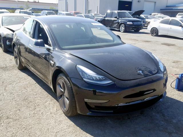 5YJ3E1EA8KF397760 - 2019 TESLA MODEL 3 BLACK photo 1