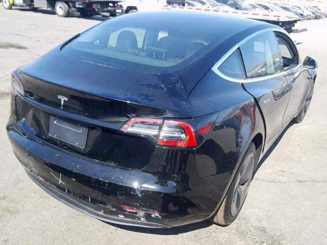 5YJ3E1EA8KF397760 - 2019 TESLA MODEL 3 BLACK photo 4