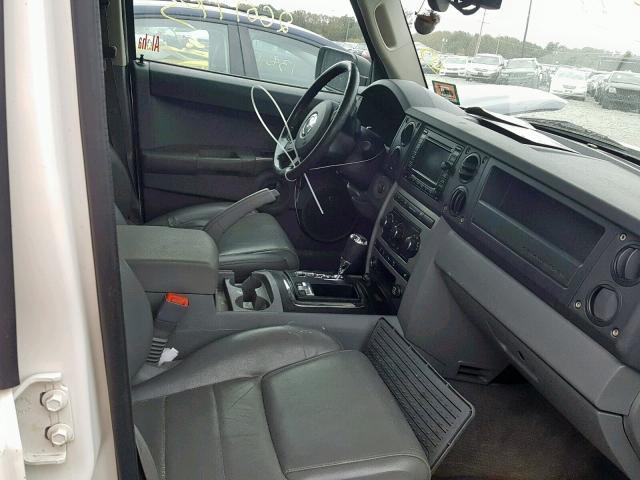 1J8HG48PX7C695015 - 2007 JEEP COMMANDER 白色 照片 5