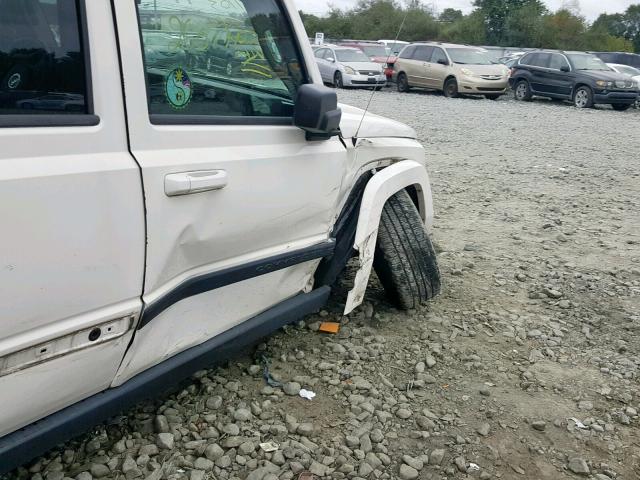 1J8HG48PX7C695015 - 2007 JEEP COMMANDER 白色 照片 9