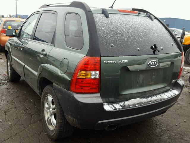 KNDJE723567253448 - 2006 KIA NEW SPORTA GREEN photo 3