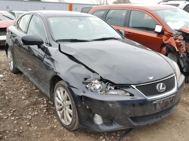 JTHCK262372015004 - 2007 LEXUS IS 250 BLACK photo 1