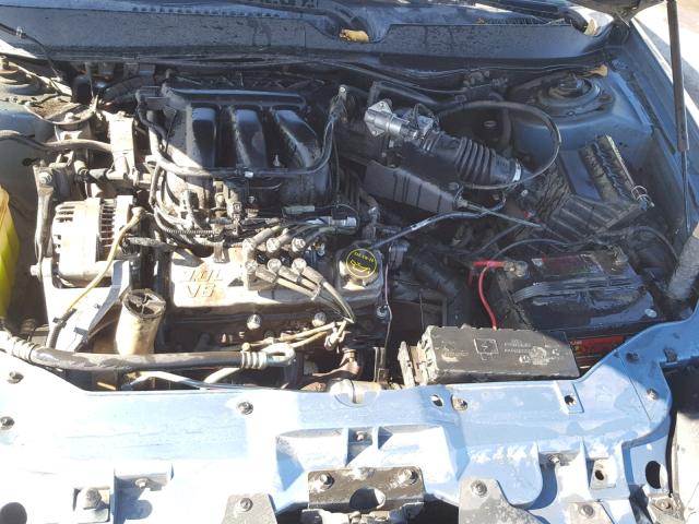 1FAFP56U26A243895 - 2006 FORD TAURUS SEL BLUE photo 7