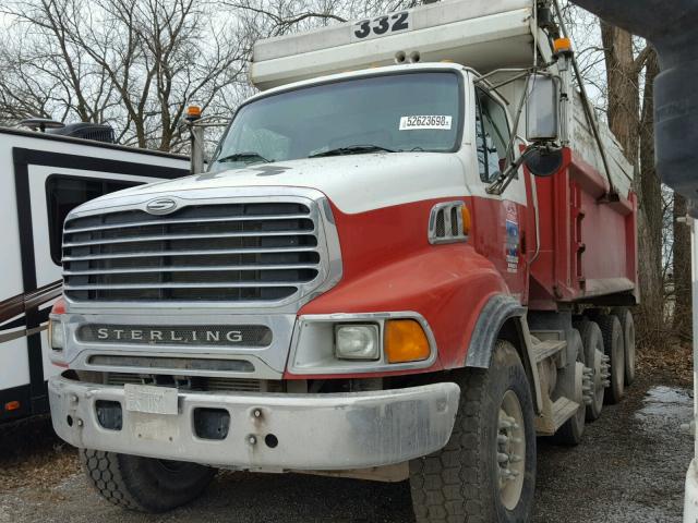 2FZHAZCV78AZ70460 - 2008 STERLING TRUCK LT 9500 RED photo 2