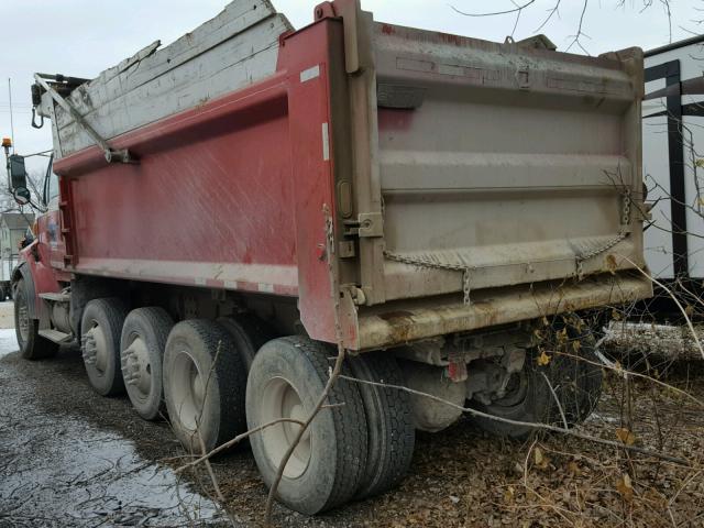 2FZHAZCV78AZ70460 - 2008 STERLING TRUCK LT 9500 RED photo 3