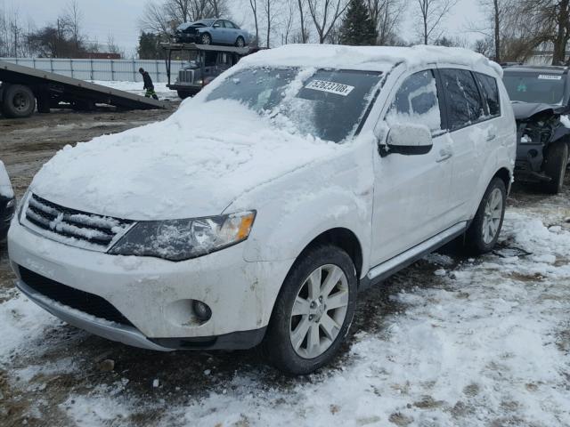 JA4LT31WX9Z010532 - 2009 MITSUBISHI OUTLANDER WHITE photo 2