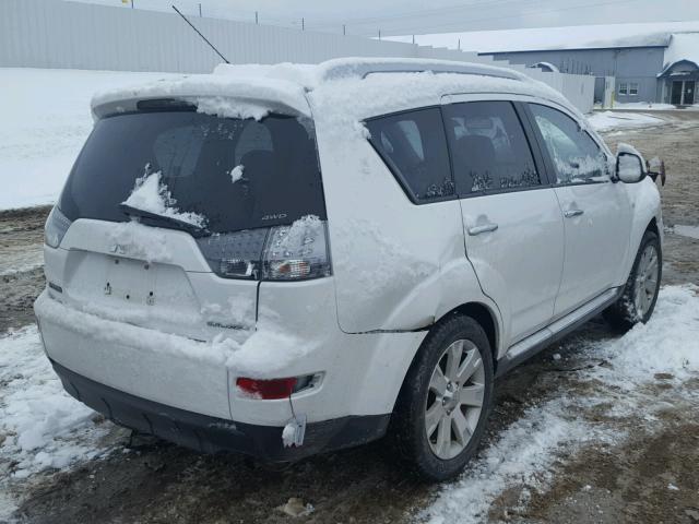 JA4LT31WX9Z010532 - 2009 MITSUBISHI OUTLANDER WHITE photo 4