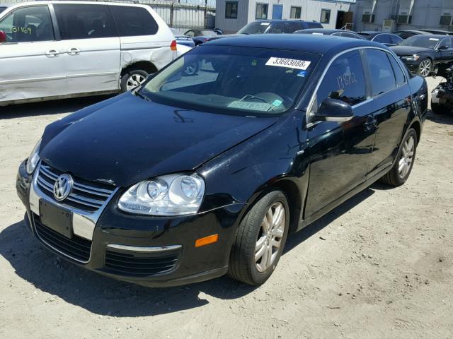 3VWEF71K67M080972 - 2007 VOLKSWAGEN JETTA WOLF BLACK photo 2