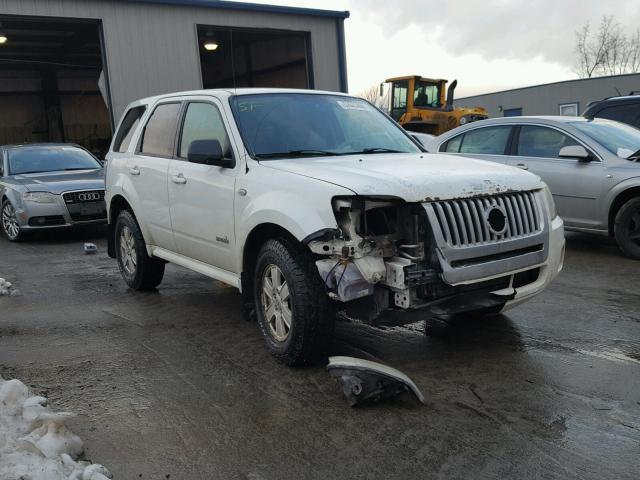 4M2CU91188KJ43608 - 2008 MERCURY MARINER WHITE photo 1