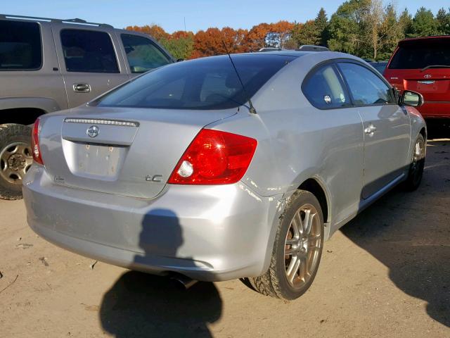 JTKDE177860076174 - 2006 TOYOTA SCION TC ვერცხლისფერი ფოტო 4