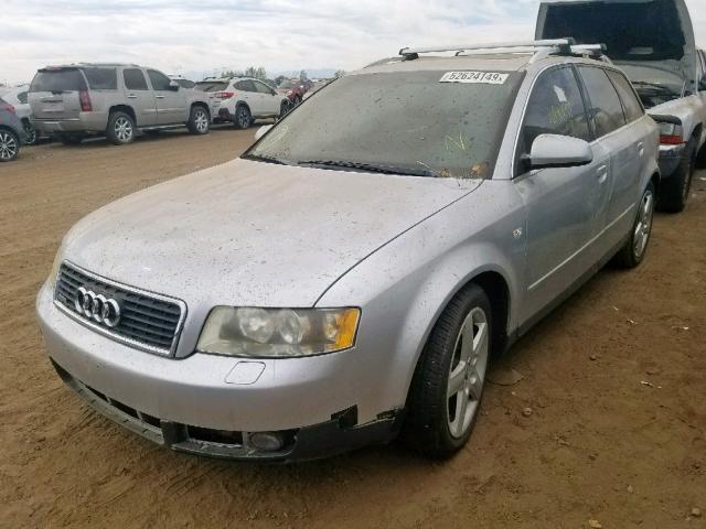 WAUVT68E62A177680 - 2002 AUDI A4 3.0 AVA SILVER photo 2