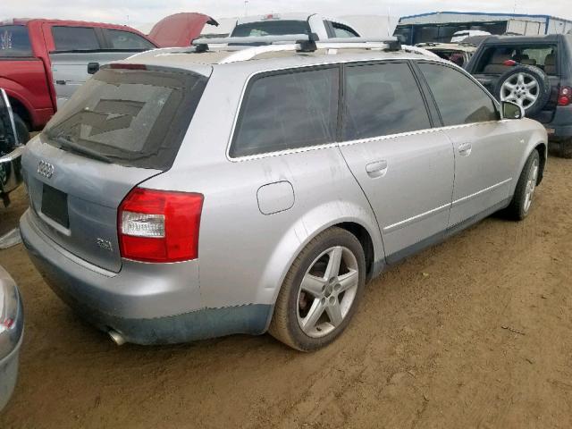 WAUVT68E62A177680 - 2002 AUDI A4 3.0 AVA SILVER photo 4