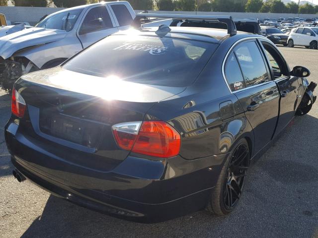 WBAVB33556KS38848 - 2006 BMW 330 I BLACK photo 4