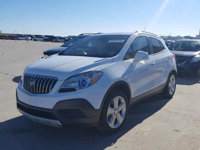 KL4CJASB1GB527343 - 2016 BUICK ENCORE WHITE photo 2