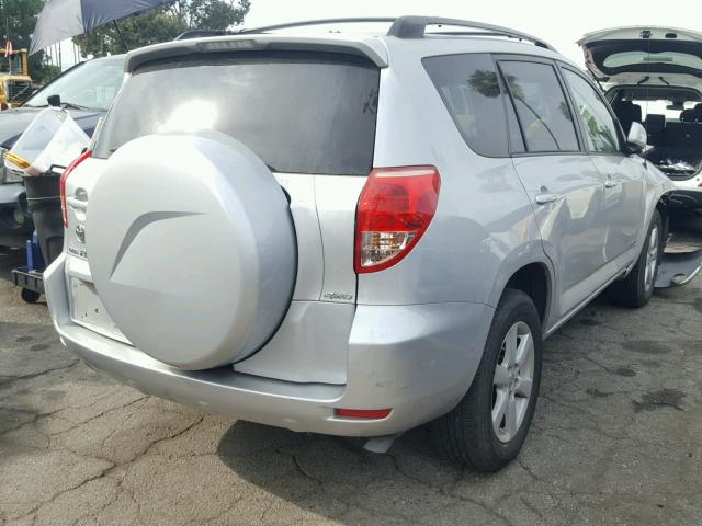 JTMBK31V886049969 - 2008 TOYOTA RAV4 LIMIT SILVER photo 4