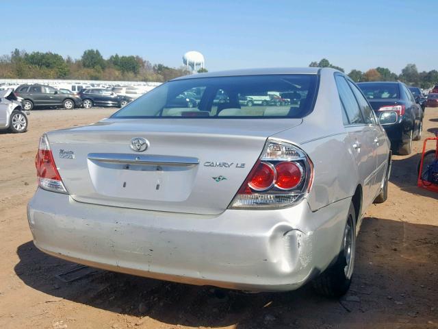 4T1BE32K86U697280 - 2006 TOYOTA CAMRY LE SILVER photo 4
