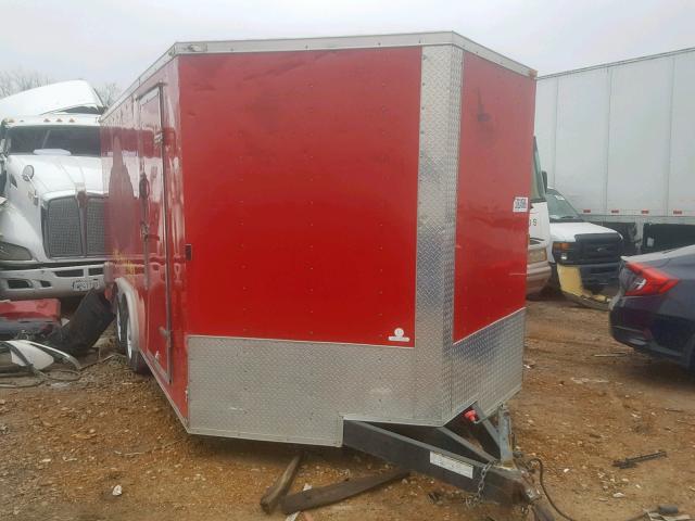 5RTBE182XCD028664 - 2012 UTILITY TRAILER RED photo 1