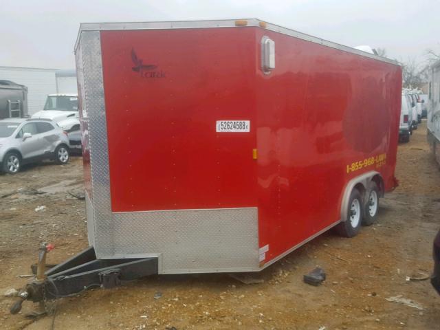 5RTBE182XCD028664 - 2012 UTILITY TRAILER RED photo 2