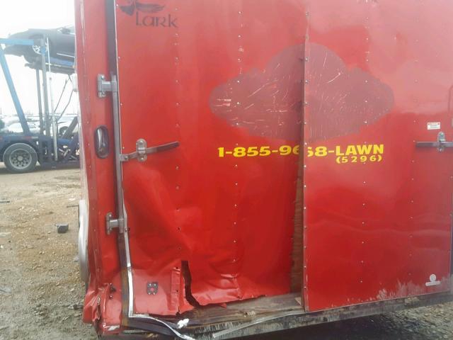 5RTBE182XCD028664 - 2012 UTILITY TRAILER RED photo 9