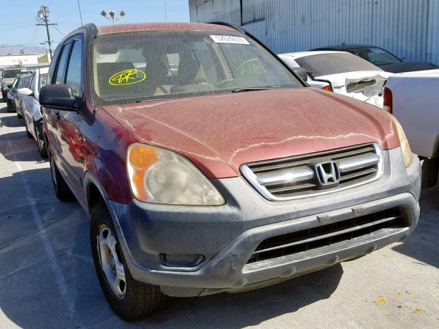 JHLRD68492C002338 - 2002 HONDA CR-V LX RED photo 1