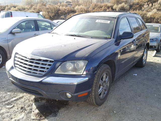 2C8GF68454R335949 - 2004 CHRYSLER PACIFICA BLUE photo 2