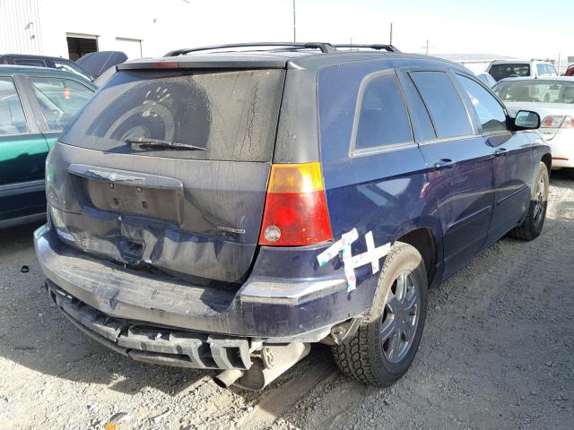 2C8GF68454R335949 - 2004 CHRYSLER PACIFICA BLUE photo 4