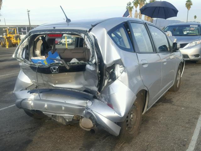 JHMGE8H37CC023435 - 2012 HONDA FIT SILVER photo 4