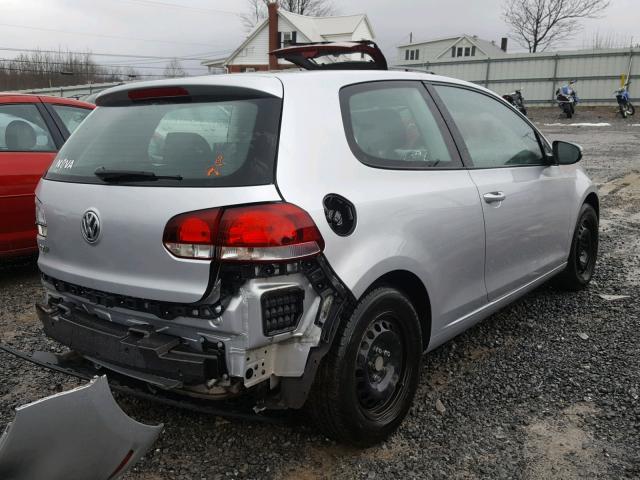 WVWAB7AJ8CW280170 - 2012 VOLKSWAGEN GOLF 银色 照片 4