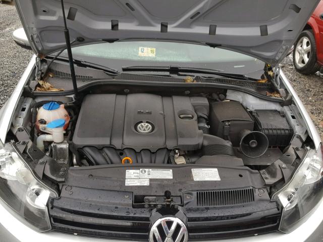 WVWAB7AJ8CW280170 - 2012 VOLKSWAGEN GOLF 银色 照片 7