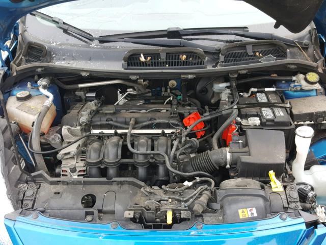 3FADP4EJ0DM205042 - 2013 FORD FIESTA SE BLUE photo 7