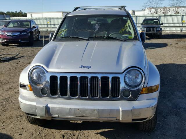 1J4GL58K86W219989 - 2006 JEEP LIBERTY LI SILVER photo 10