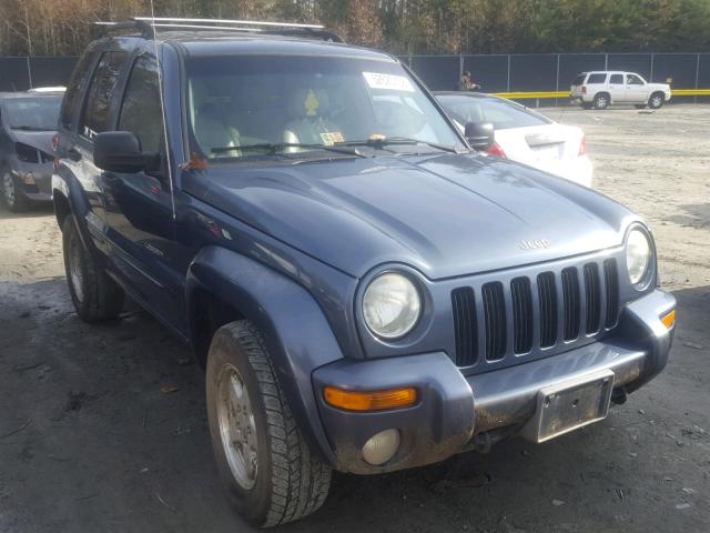 1J4GL58K82W200594 - 2002 JEEP LIBERTY LI BLUE photo 1