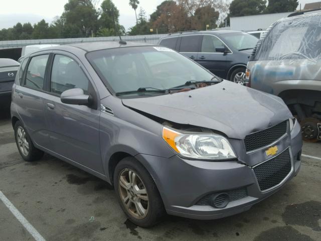 KL1TD6DE8BB137602 - 2011 CHEVROLET AVEO LS GRAY photo 1