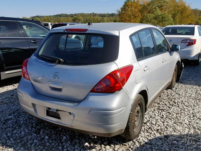 3N1BC13E79L370569 - 2009 NISSAN VERSA S SILVER photo 4