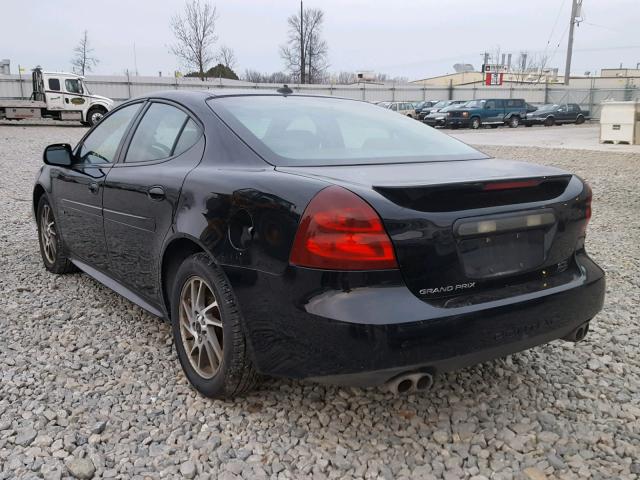 2G2WR544851180516 - 2005 PONTIAC GRAND PRIX BLACK photo 3