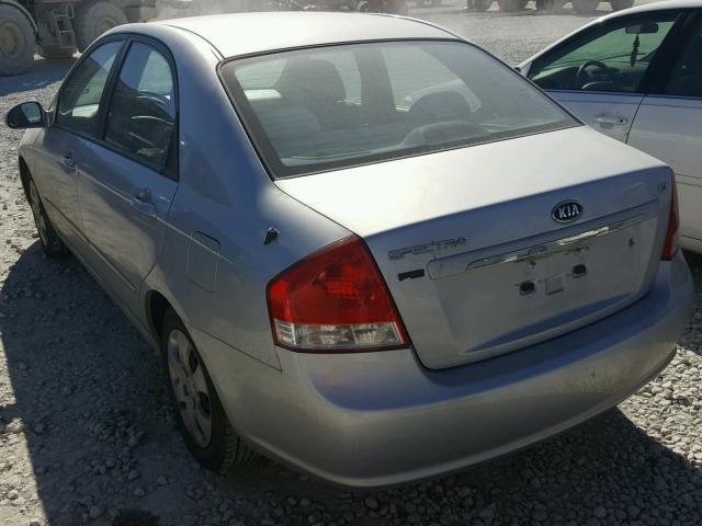 KNAFE121375443857 - 2007 KIA SPECTRA EX SILVER photo 3