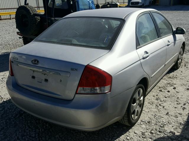 KNAFE121375443857 - 2007 KIA SPECTRA EX SILVER photo 4