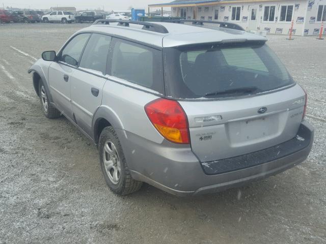 4S4BP61C477303960 - 2007 SUBARU LEGACY OUT SILVER photo 3