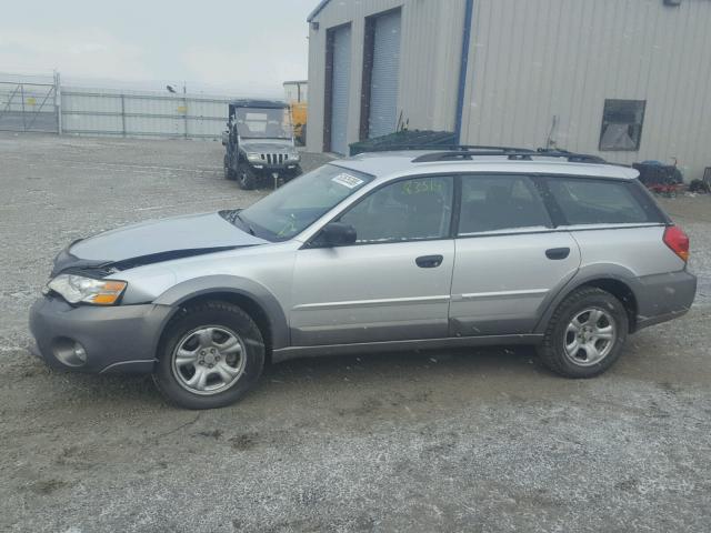 4S4BP61C477303960 - 2007 SUBARU LEGACY OUT SILVER photo 9