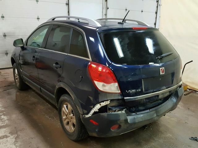 3GSCL33P68S528150 - 2008 SATURN VUE XE BLUE photo 3