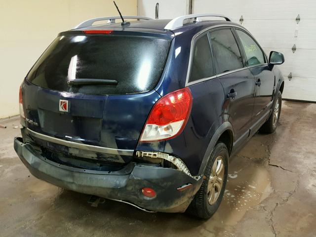 3GSCL33P68S528150 - 2008 SATURN VUE XE BLUE photo 4