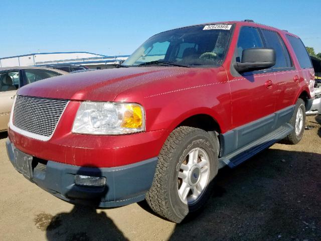1FMPU15L73LA99023 - 2003 FORD EXPEDITION RED photo 2