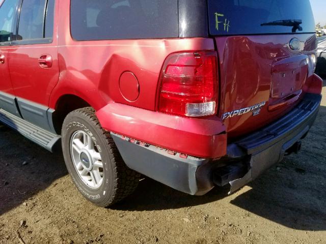 1FMPU15L73LA99023 - 2003 FORD EXPEDITION RED photo 9
