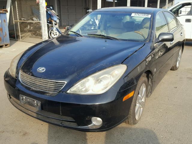 JTHBA30G665173472 - 2006 LEXUS ES 330 BLACK photo 2