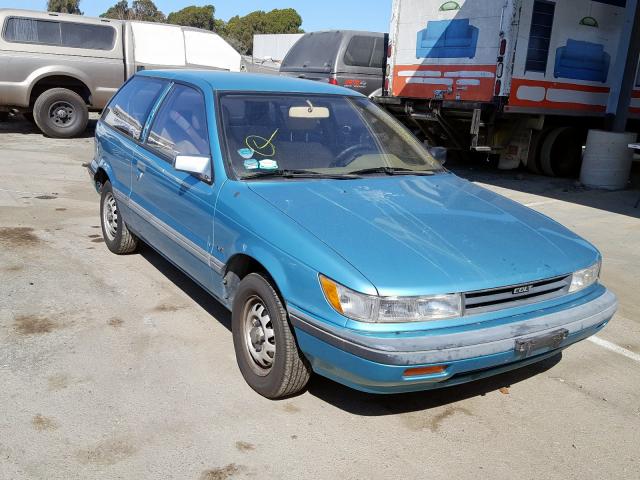 JB3CU24X9KU091612 - 1989 DODGE COLT E TEAL photo 1