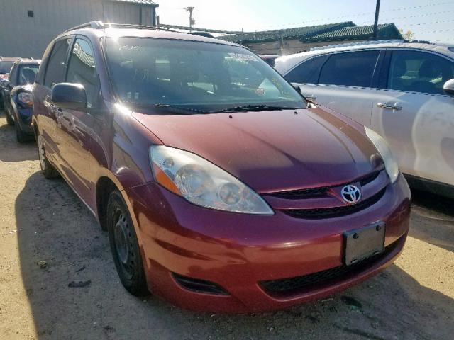 5TDZK23C68S183061 - 2008 TOYOTA SIENNA BURGUNDY photo 1