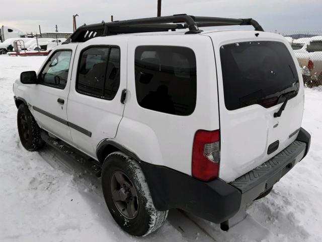 5N1ED28Y52C545012 - 2002 NISSAN XTERRA XE WHITE photo 3