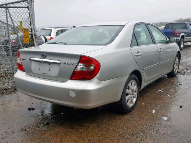 4T1BE32K93U253725 - 2003 TOYOTA CAMRY LE SILVER photo 4
