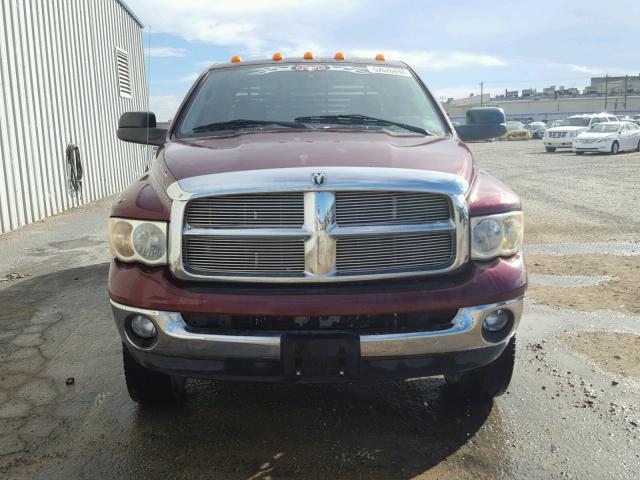 3D7MU48C03G786125 - 2003 DODGE RAM 3500 S MAROON photo 9