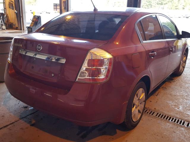 3N1AB6AP9AL629311 - 2010 NISSAN SENTRA 2.0 RED photo 4